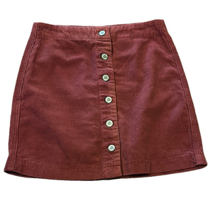 KanCan maroon corduroy skirt, XS
